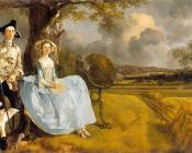 托马斯 庚斯博罗 : Mr and Mrs Andrews